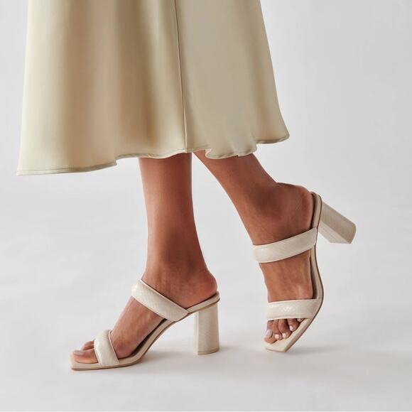 Dolce Vita Pascoe Slip On High Heel Sandals NEW - Picture 1 of 9
